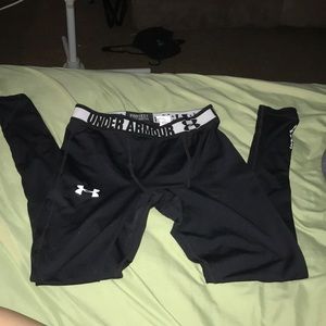 Under armor compression leggings!